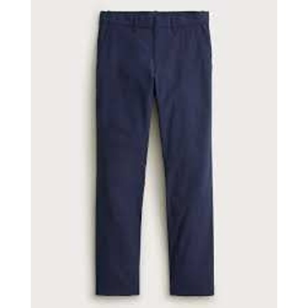 J.Crew Crewcuts Boys' slim-fit tech pant Navy Blue Size 12 NWT